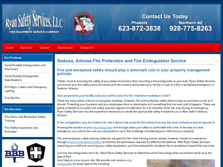 www.sedonafireprotectionandfireextinguisherservice.com