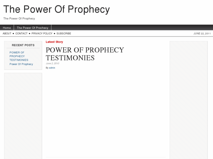 www.thepowerofprophecy.net