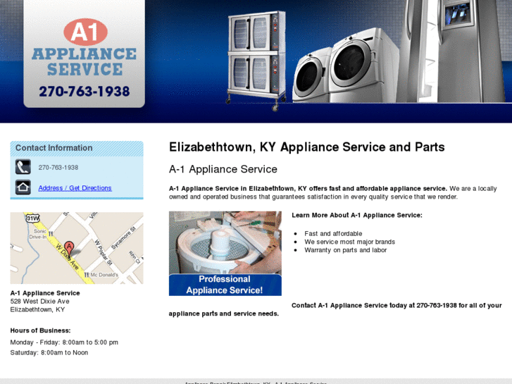 www.a1applianceserviceandparts.com