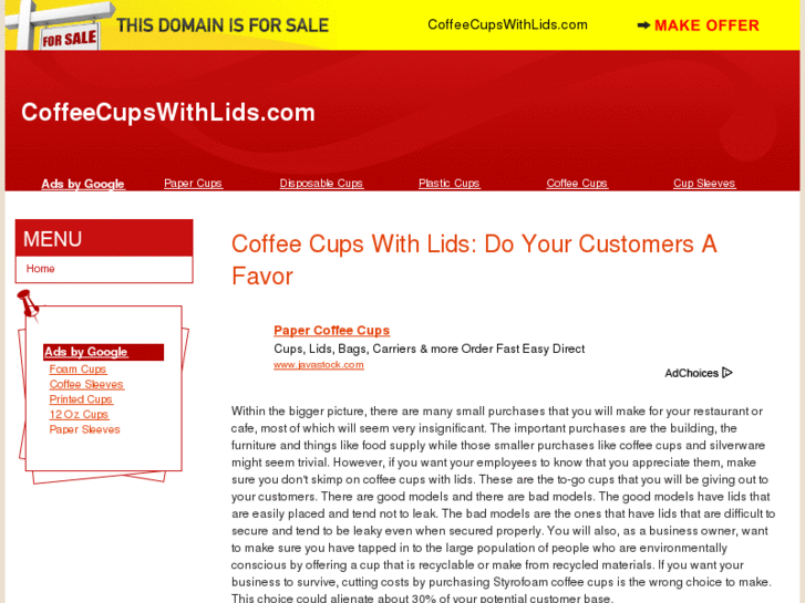 www.coffeecupswithlids.com