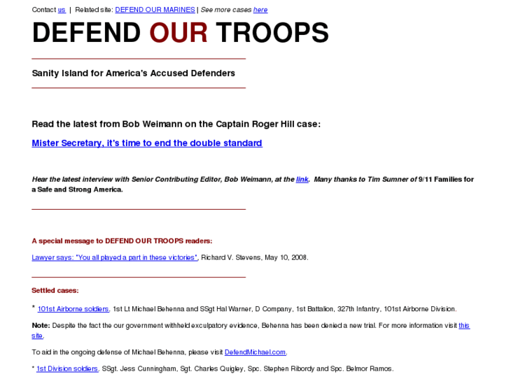 www.defendourtroops.org