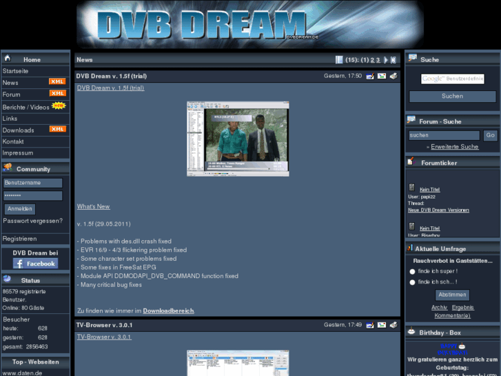 www.dvbdream.de