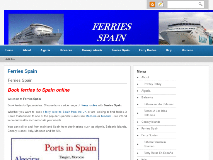 www.ferriesspain.com