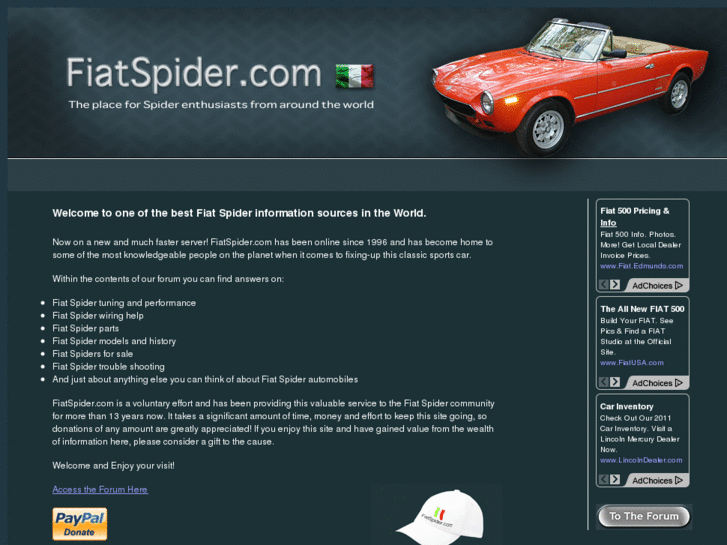 www.fiatspider.com