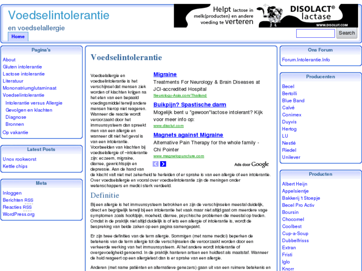 www.intolerantie.info