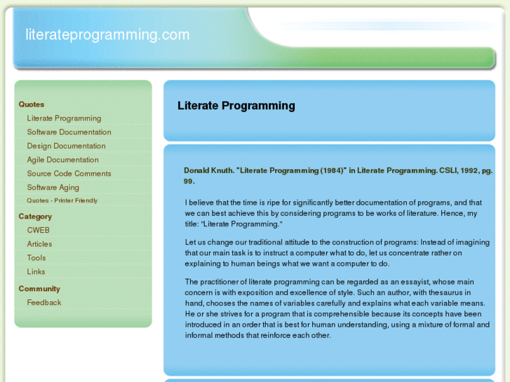 www.literateprogramming.com