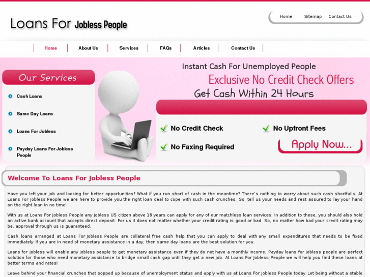 www.loansforjoblesspeople.com