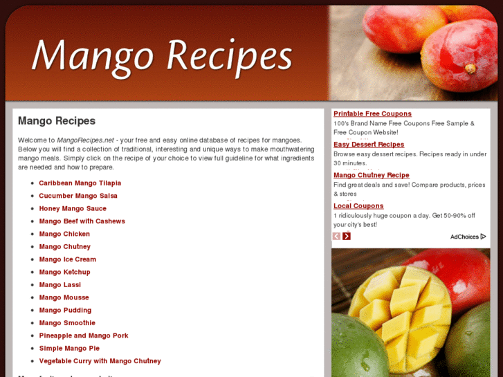 www.mangorecipes.net