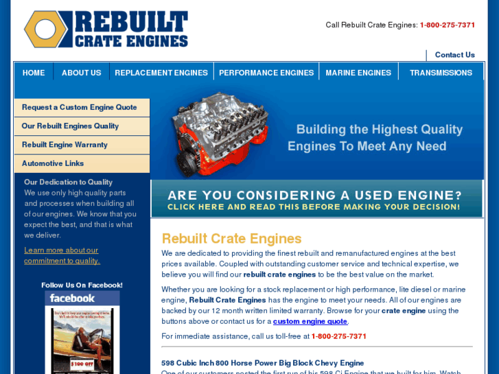 www.rebuiltcrateengines.com