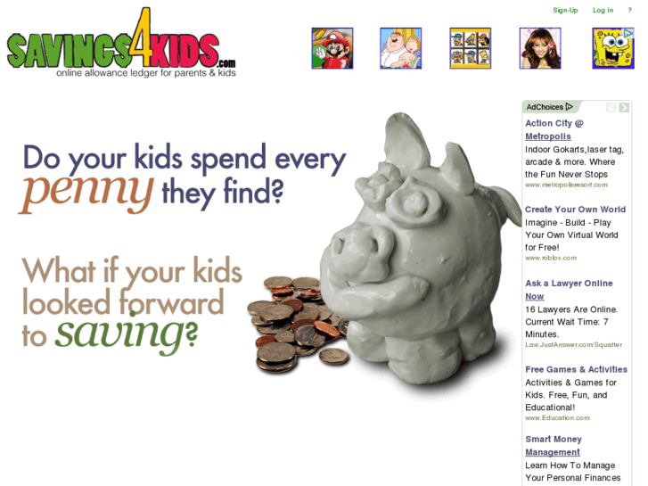 www.savings4kids.com