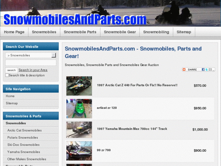 www.snowmobilesandparts.com