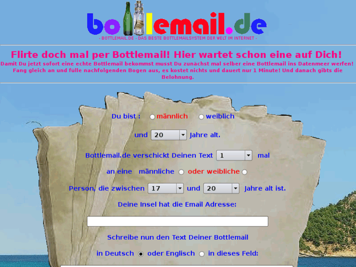 www.bottlemail.de