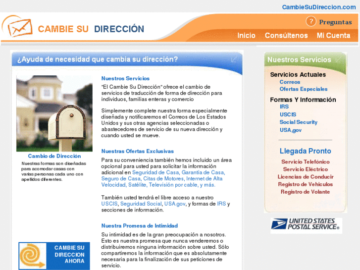 www.cambiesudireccion.com