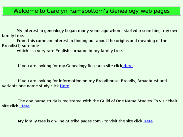 www.carolynsfamilysurnames.com