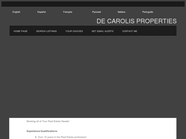 www.decarolisproperties.com