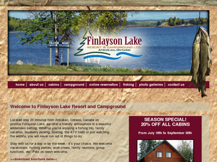 www.finlaysonfishingresort.com