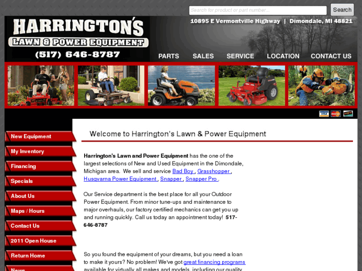 www.harringtonslawnandpower.com