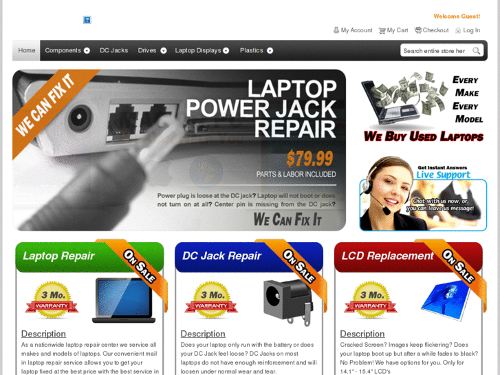 www.laptopcomponentsdirect.net