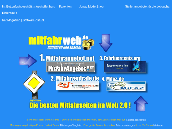 www.mitfahrweb.de