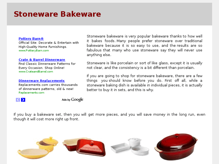 www.stonewarebakeware.com