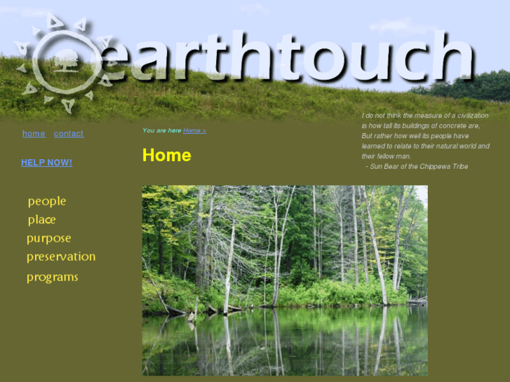 www.earthtouchpreserve.org