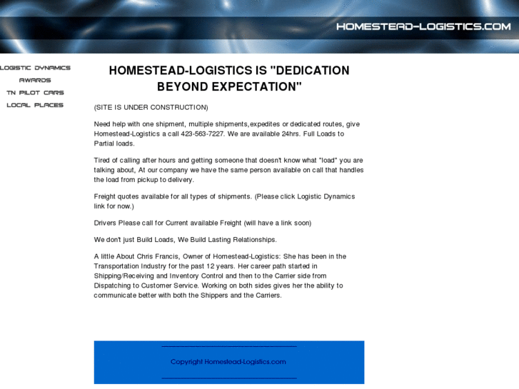 www.homestead-logistics.com