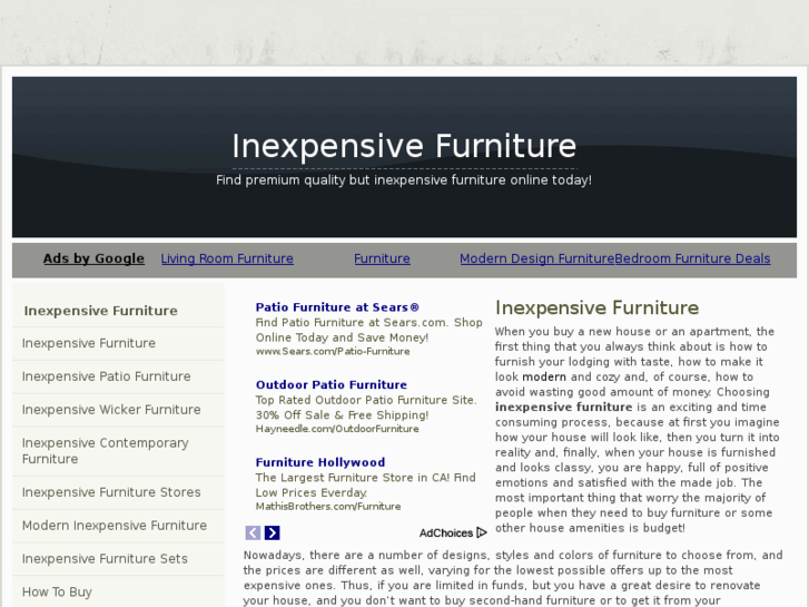 www.inexpensive-furniture.net