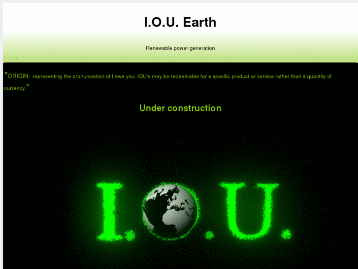 www.iouearth.com