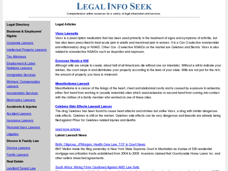 www.legalinfoseek.com