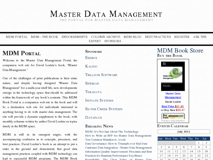 www.masterdatamanagementbook.com