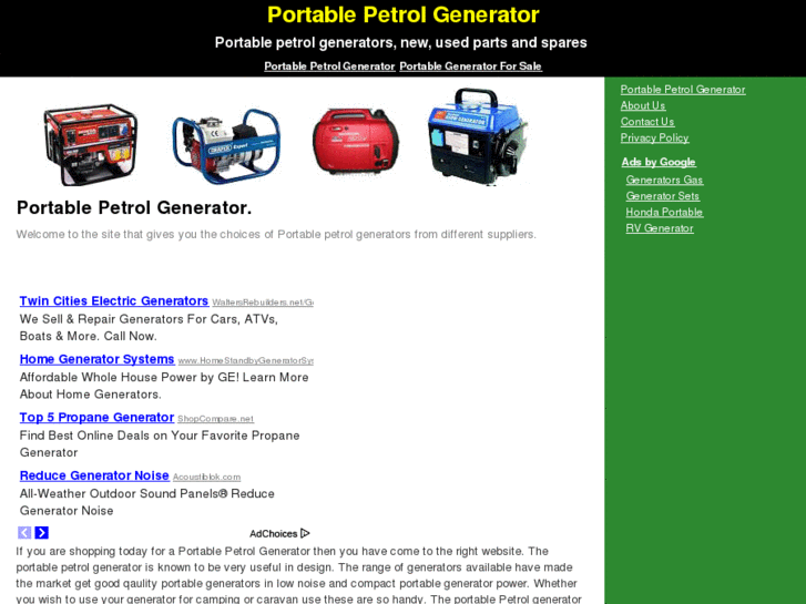 www.portablepetrolgenerator.com