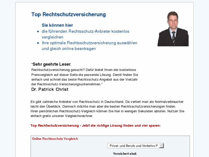 www.rechtschutz-versicherungen.com