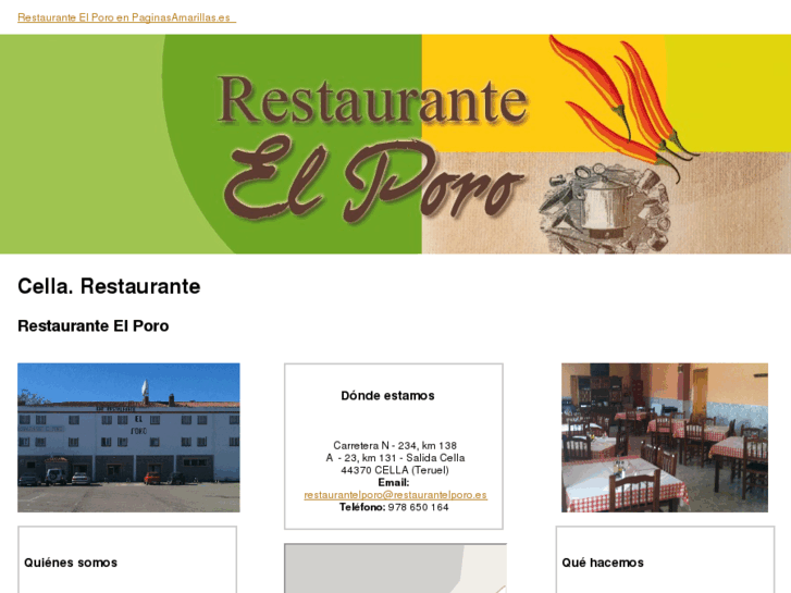 www.restaurantelporo.es