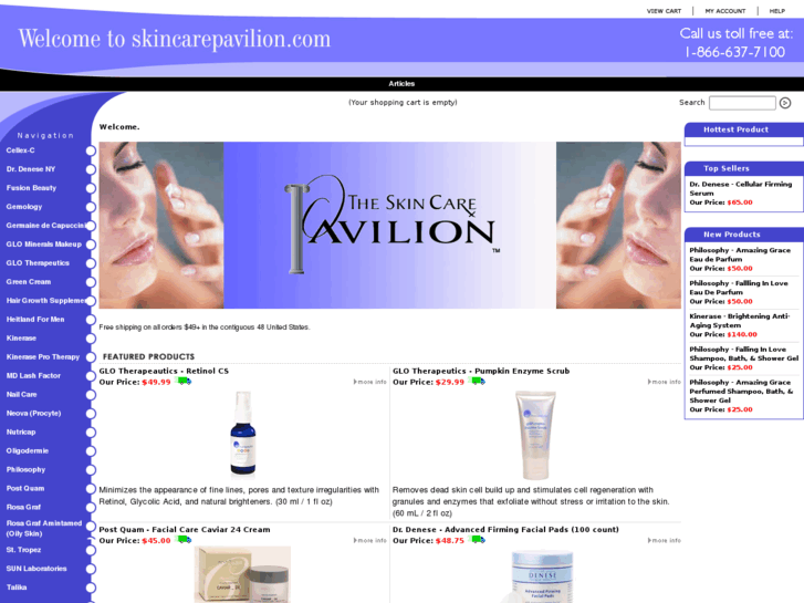 www.skincarepavilion.com