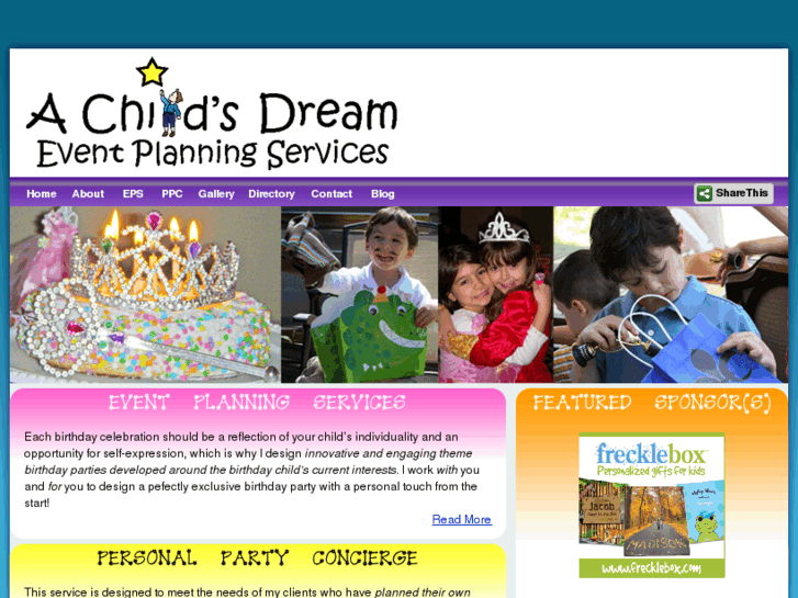 www.achildsdreamparty.com