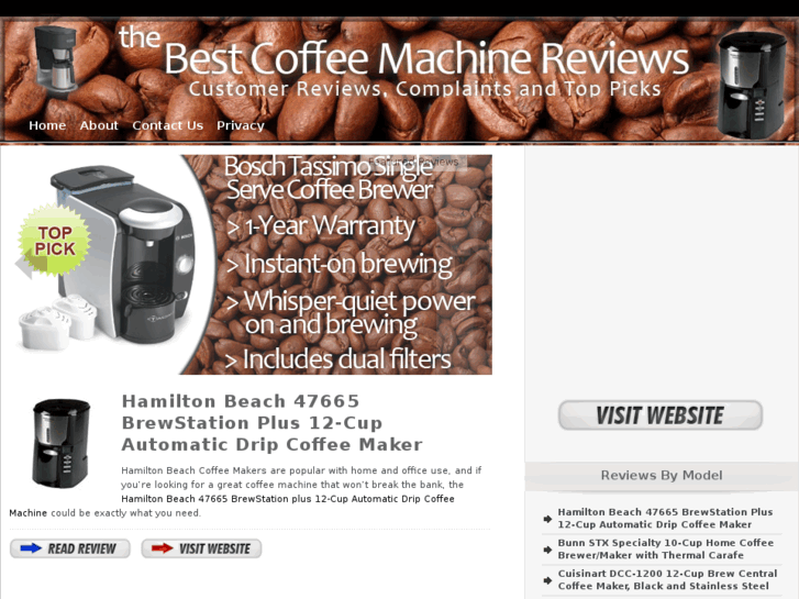 www.bestcoffeemachinereviews.net