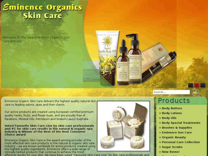 www.eminenceorganicsskincare.com