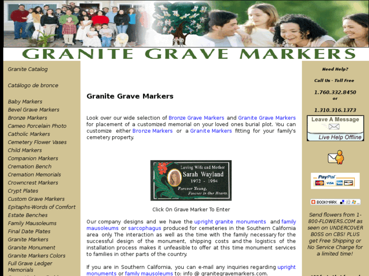 www.granitegravemarkers.com