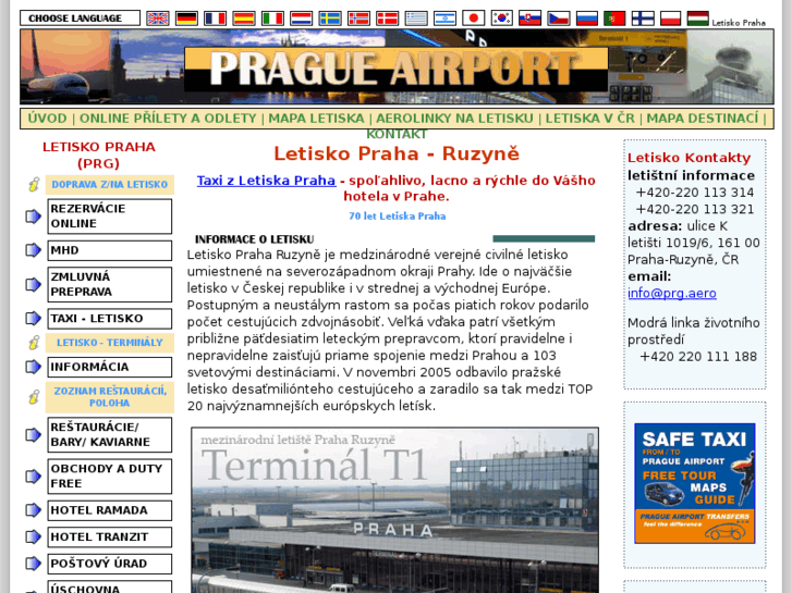 www.letisko-praha.sk