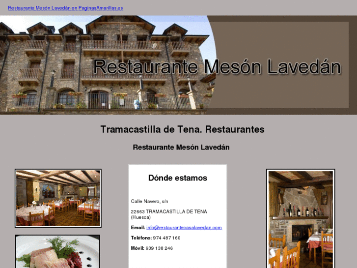 www.restaurantecasalavedan.com