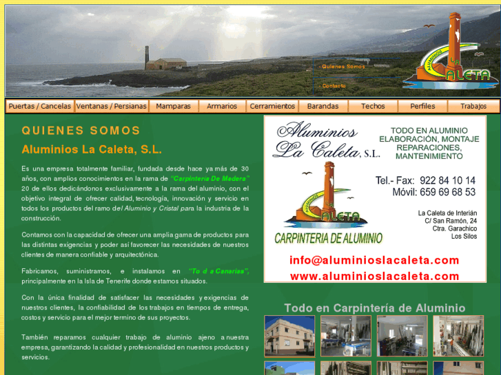 www.aluminioslacaleta.com