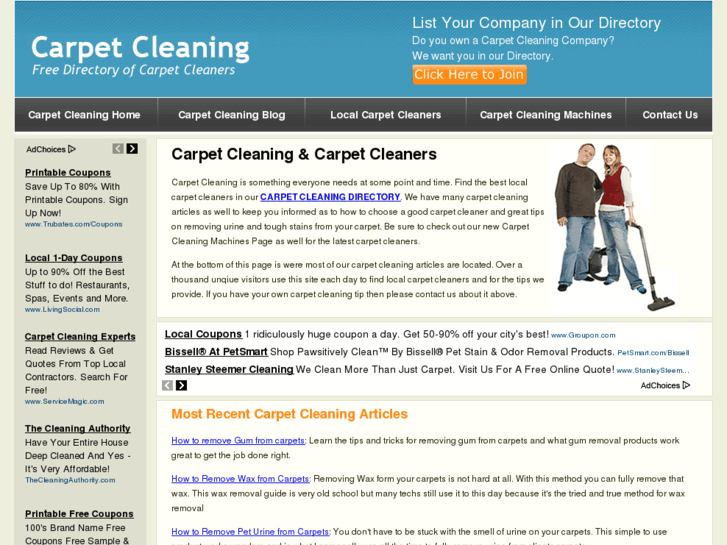 www.carpetcleaningcoupons.org