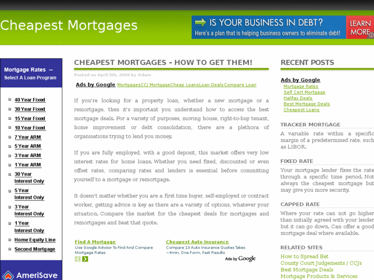 www.cheapest-mortgages.net