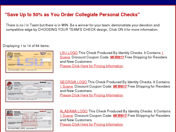 www.collegiatepersonalchecks.com