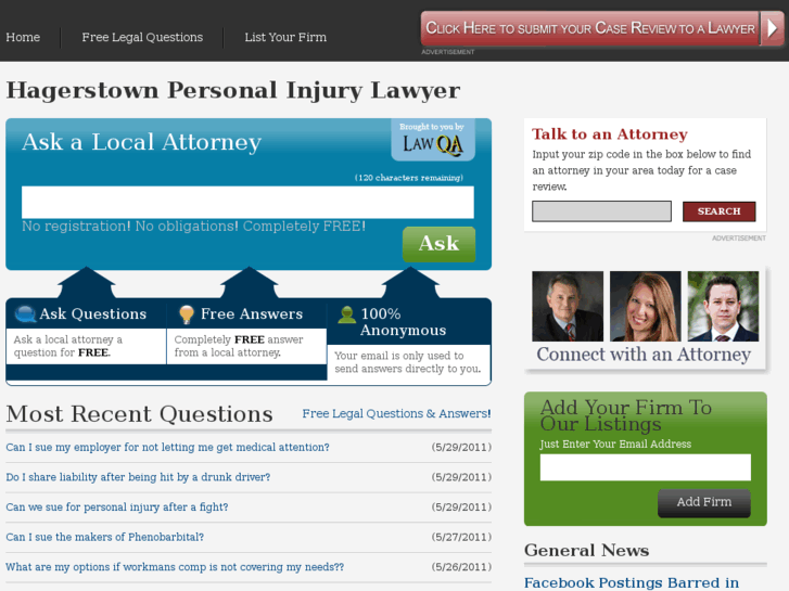 www.hagerstownpersonalinjurylawyer.com