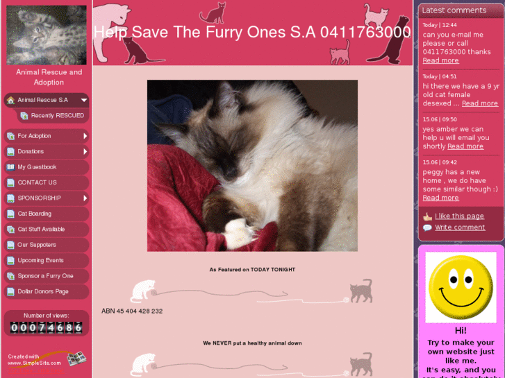 www.helpsavethefurryones.com