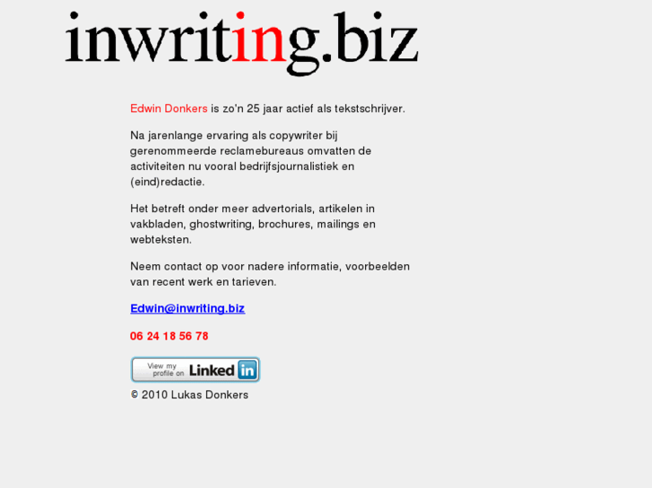 www.inwriting.biz