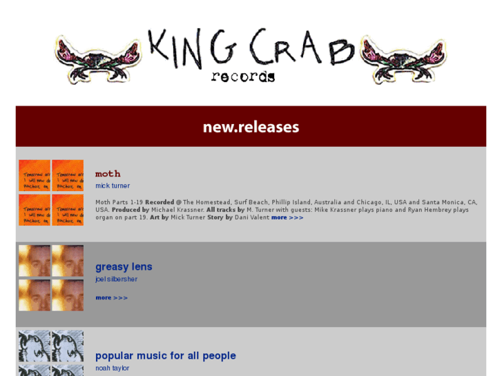 www.kingcrabrecords.com