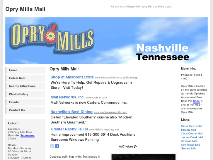 www.oprymills.us