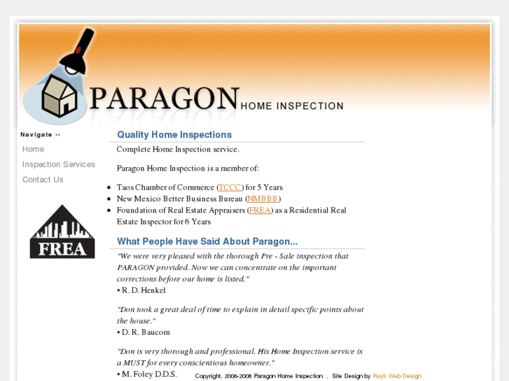 www.paragonhomeinspection.net